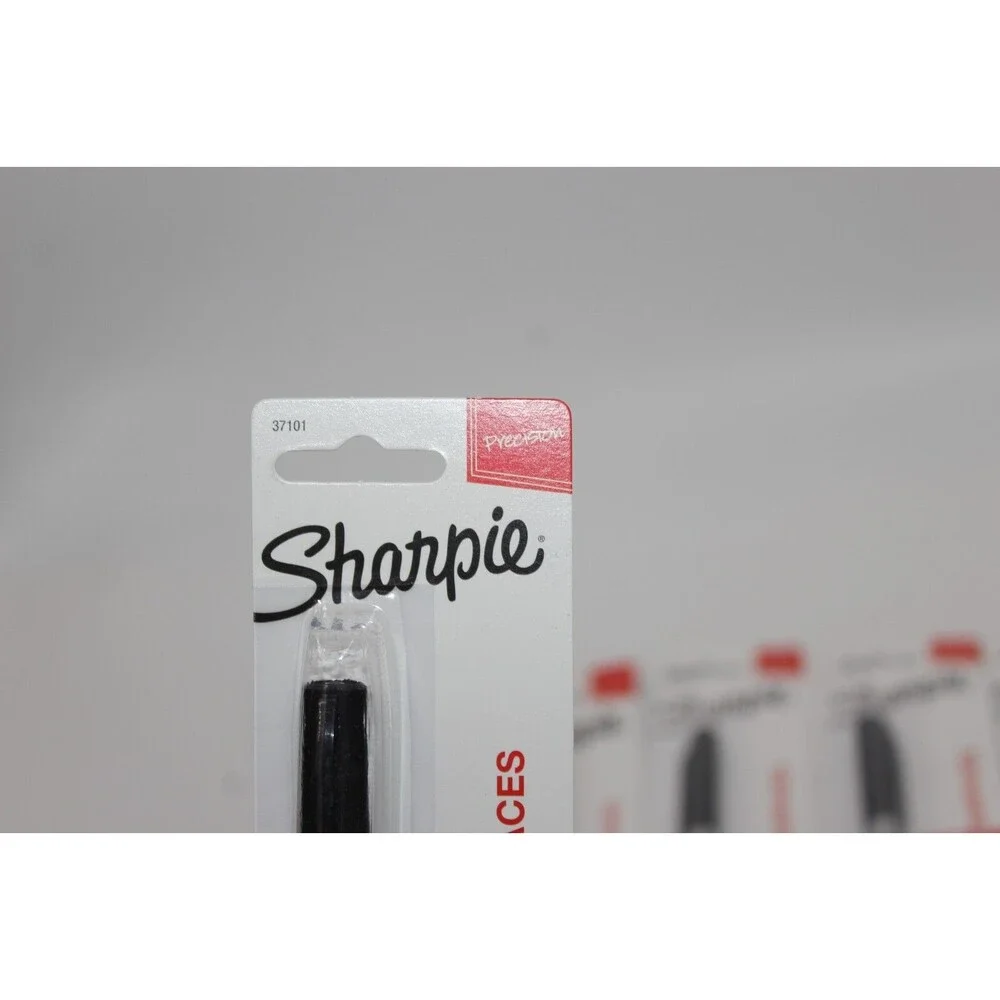 Lot of 12 Brand New Sharpie Permanent Ultra-Fine Point Markers, Black Packages